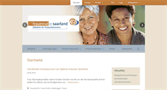 Desktop Screenshot of frauenrat-saarland.de